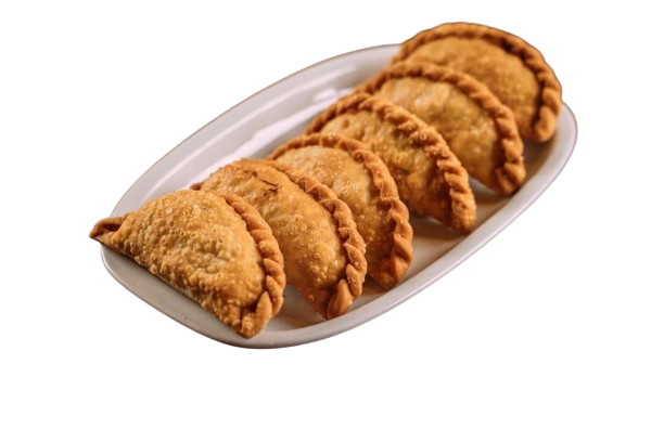 empanadas on a tray